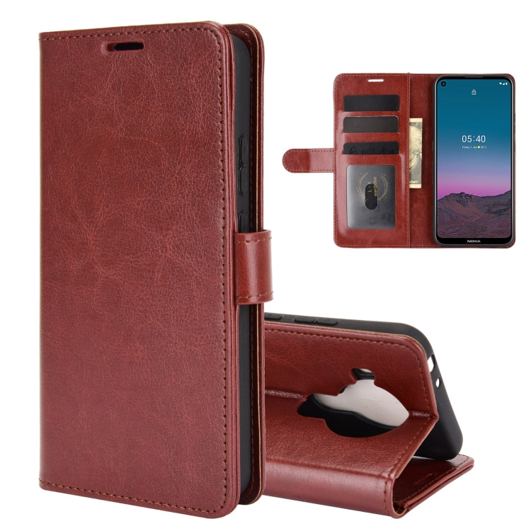 For Nokia 5.4 R64 Texture Single Horizontal Flip Protective Case with Holder & Card Slots & Wallet& Photo Frame