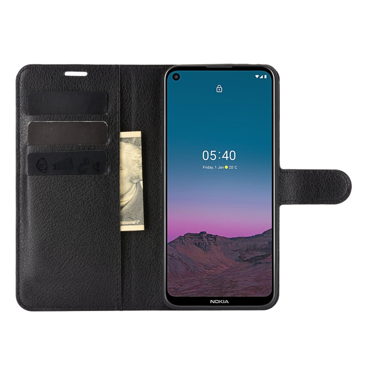 For Nokia 5.4 Litchi Texture Horizontal Flip Protective Case with Holder & Card Slots & Wallet