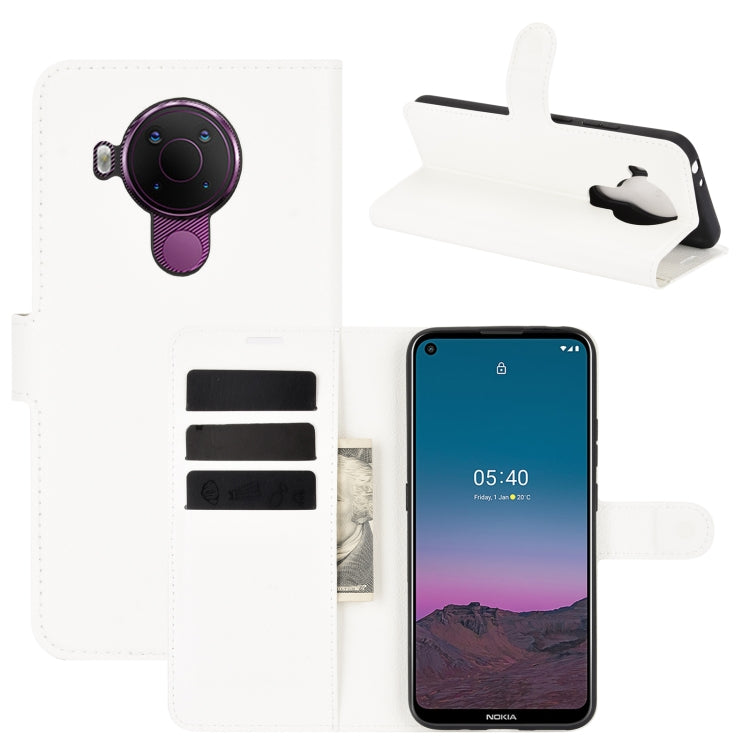 For Nokia 5.4 Litchi Texture Horizontal Flip Protective Case with Holder & Card Slots & Wallet