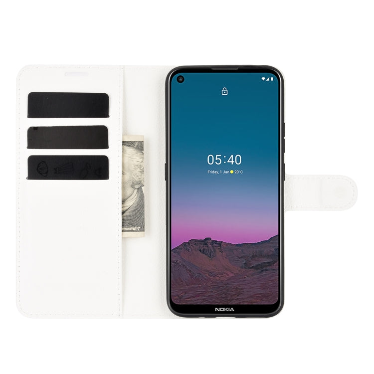 For Nokia 5.4 Litchi Texture Horizontal Flip Protective Case with Holder & Card Slots & Wallet