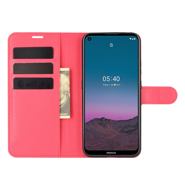 For Nokia 5.4 Litchi Texture Horizontal Flip Protective Case with Holder & Card Slots & Wallet