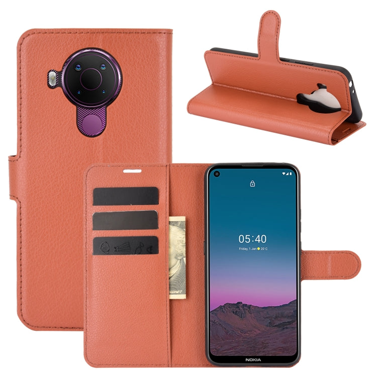 For Nokia 5.4 Litchi Texture Horizontal Flip Protective Case with Holder & Card Slots & Wallet