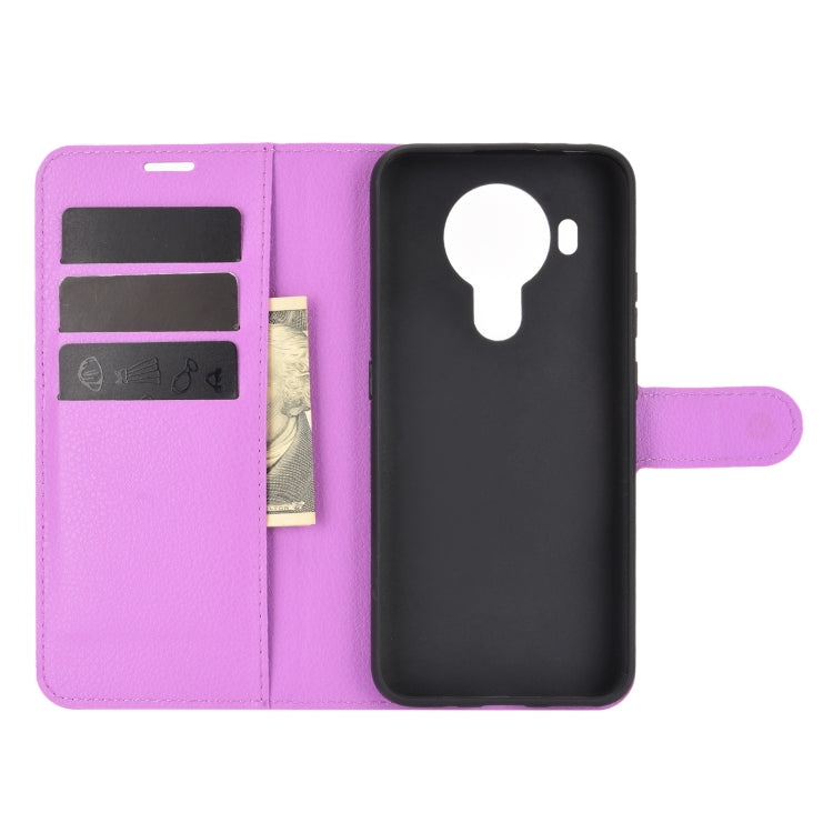 For Nokia 5.4 Litchi Texture Horizontal Flip Protective Case with Holder & Card Slots & Wallet