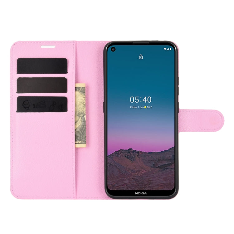 For Nokia 5.4 Litchi Texture Horizontal Flip Protective Case with Holder & Card Slots & Wallet