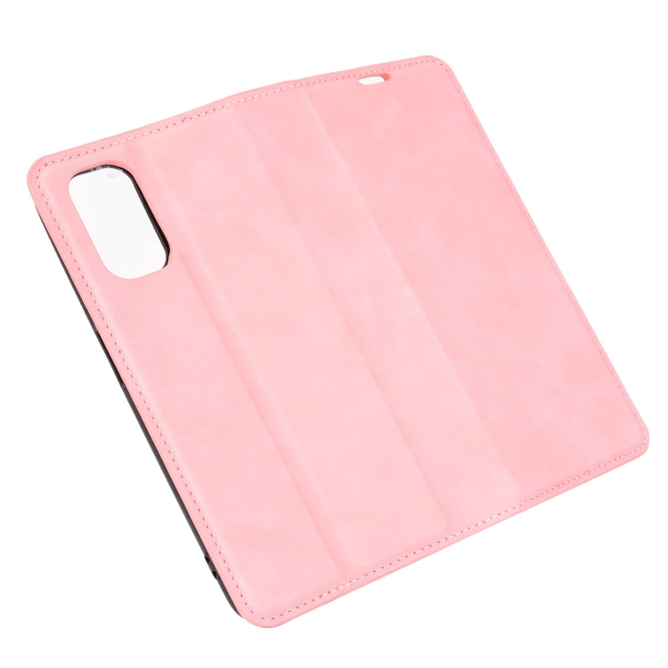 For OPPO Realme V5/K7X/Realme Q2/Realme 7 5G Retro-skin Business Magnetic Suction Leather Case with Holder & Card Slots & Wallet