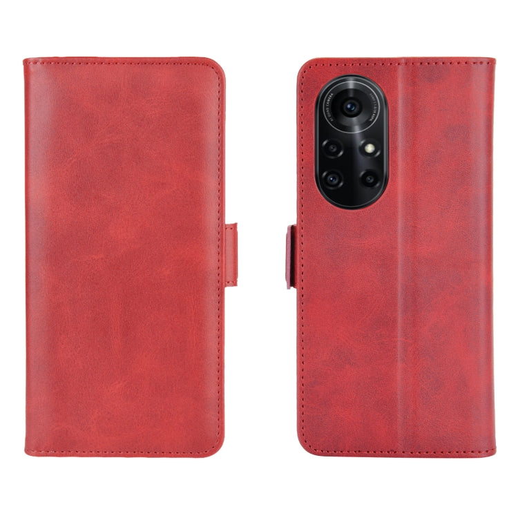 For Huawei nova 8 Pro 5G Dual-side Magnetic Buckle Horizontal Flip Leather Case with Holder & Card Slots & Wallet