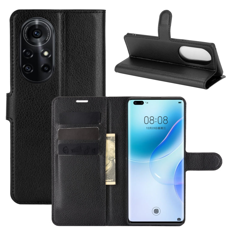 For Huawei nova 8 Pro 5G Litchi Texture Horizontal Flip Protective Case with Holder & Card Slots & Wallet