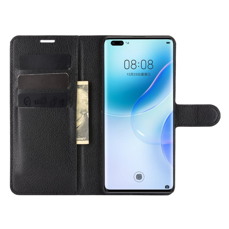 For Huawei nova 8 Pro 5G Litchi Texture Horizontal Flip Protective Case with Holder & Card Slots & Wallet