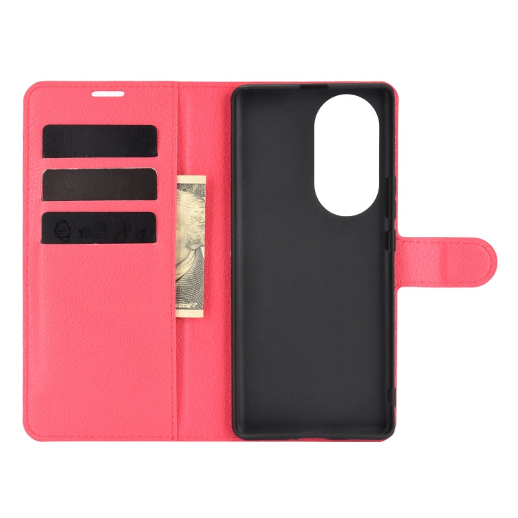 For Huawei nova 8 Pro 5G Litchi Texture Horizontal Flip Protective Case with Holder & Card Slots & Wallet