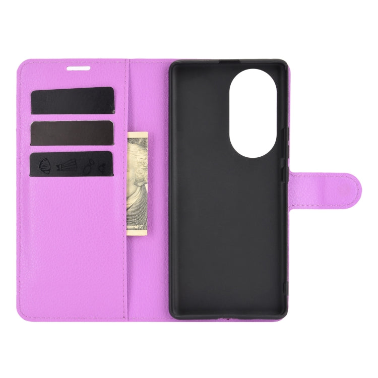 For Huawei nova 8 Pro 5G Litchi Texture Horizontal Flip Protective Case with Holder & Card Slots & Wallet