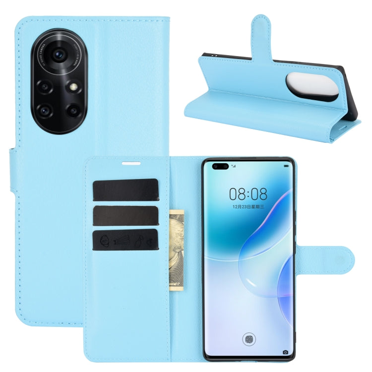 For Huawei nova 8 Pro 5G Litchi Texture Horizontal Flip Protective Case with Holder & Card Slots & Wallet