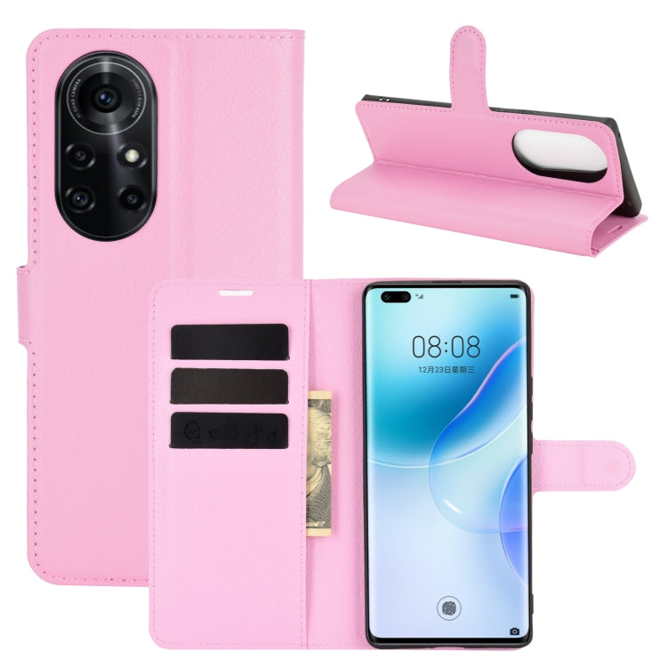 For Huawei nova 8 Pro 5G Litchi Texture Horizontal Flip Protective Case with Holder & Card Slots & Wallet