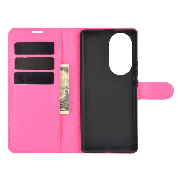 For Huawei nova 8 Pro 5G Litchi Texture Horizontal Flip Protective Case with Holder & Card Slots & Wallet