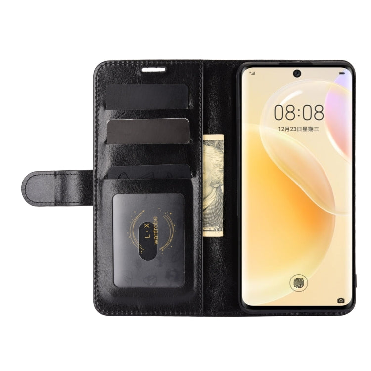 For Huawei nova 8 5G R64 Texture Single Horizontal Flip Protective Case with Holder & Card Slots & Wallet & Photo Frame
