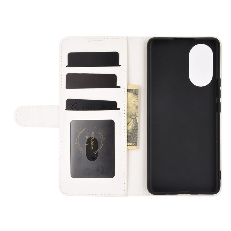 For Huawei nova 8 5G R64 Texture Single Horizontal Flip Protective Case with Holder & Card Slots & Wallet & Photo Frame