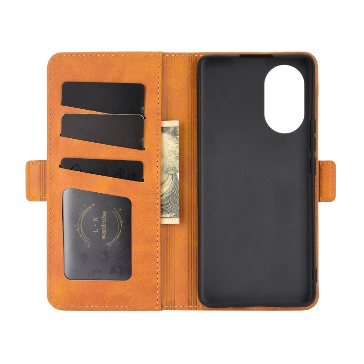 For Huawei nova 8 5G Dual-side Magnetic Buckle Horizontal Flip Leather Case with Holder & Card Slots & Wallet