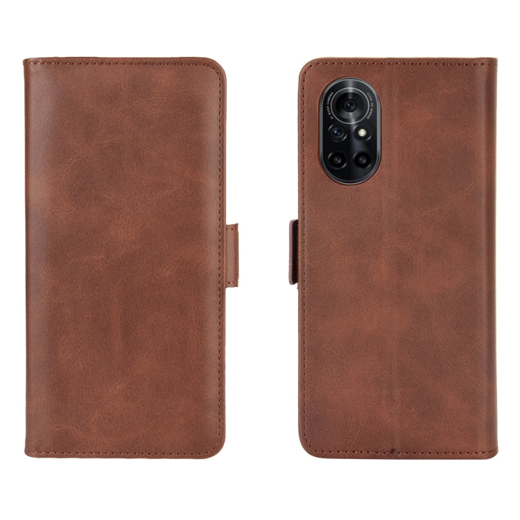 For Huawei nova 8 5G Dual-side Magnetic Buckle Horizontal Flip Leather Case with Holder & Card Slots & Wallet