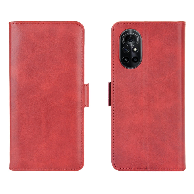 For Huawei nova 8 5G Dual-side Magnetic Buckle Horizontal Flip Leather Case with Holder & Card Slots & Wallet