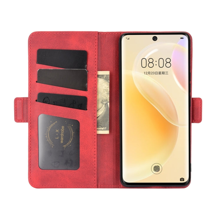 For Huawei nova 8 5G Dual-side Magnetic Buckle Horizontal Flip Leather Case with Holder & Card Slots & Wallet