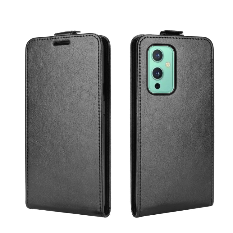 For OnePlus 9 R64 Texture Single Vertical Flip Leather Protective Case with Card Slots & Photo Frame