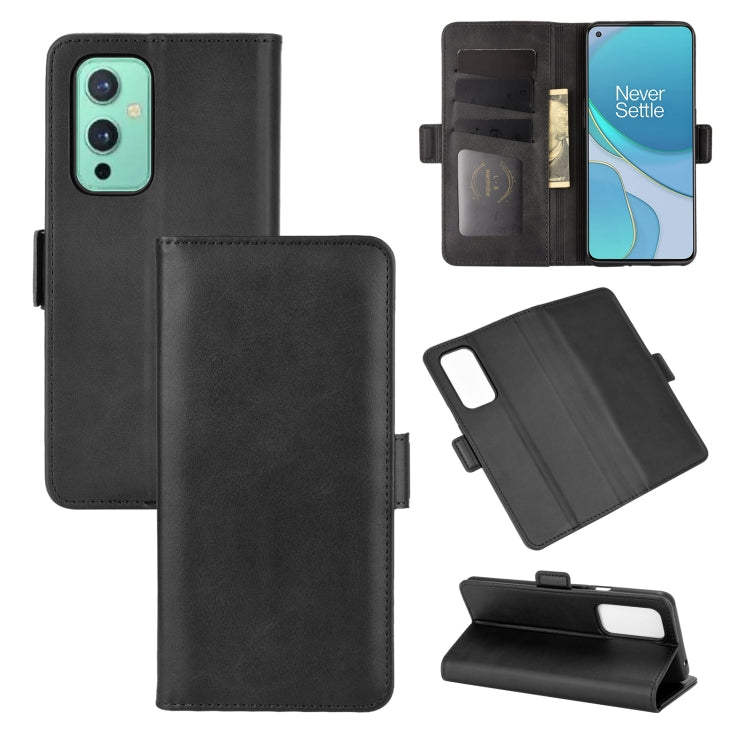 For OnePlus 9 Dual-side Magnetic Buckle Horizontal Flip Leather Case with Holder & Card Slots & Wallet
