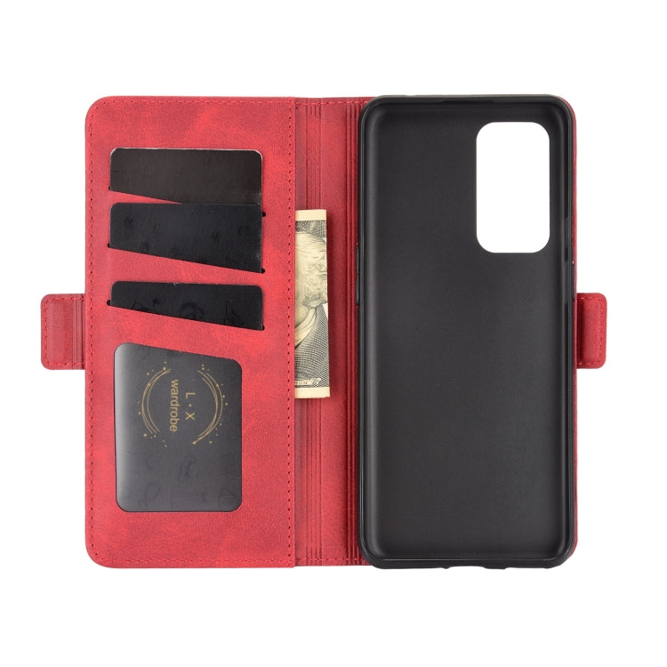 For OnePlus 9 Dual-side Magnetic Buckle Horizontal Flip Leather Case with Holder & Card Slots & Wallet