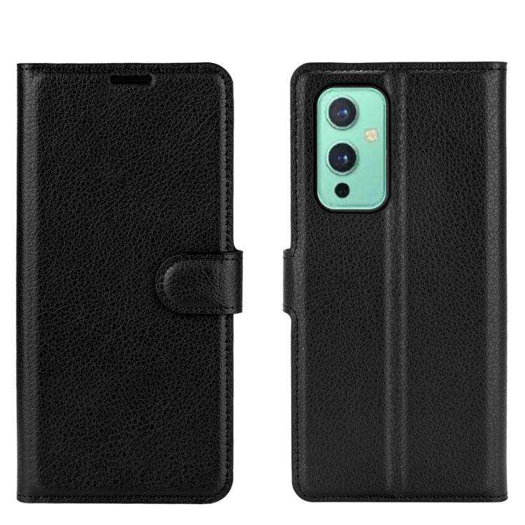 For OnePlus 9 Litchi Texture Horizontal Flip Protective Case with Holder & Card Slots & Wallet