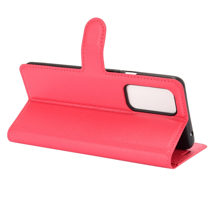 For OnePlus 9 Litchi Texture Horizontal Flip Protective Case with Holder & Card Slots & Wallet