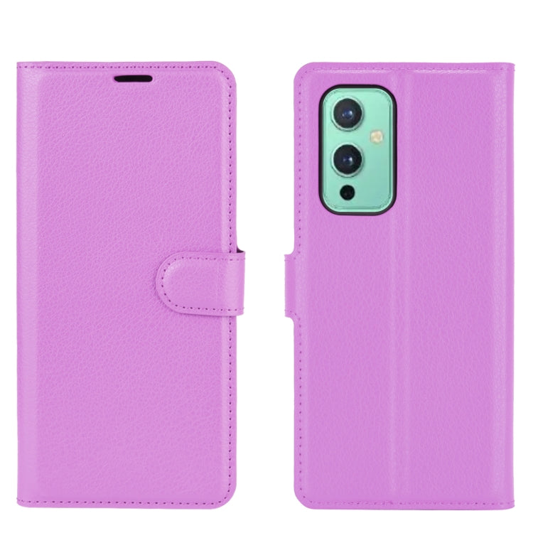For OnePlus 9 Litchi Texture Horizontal Flip Protective Case with Holder & Card Slots & Wallet
