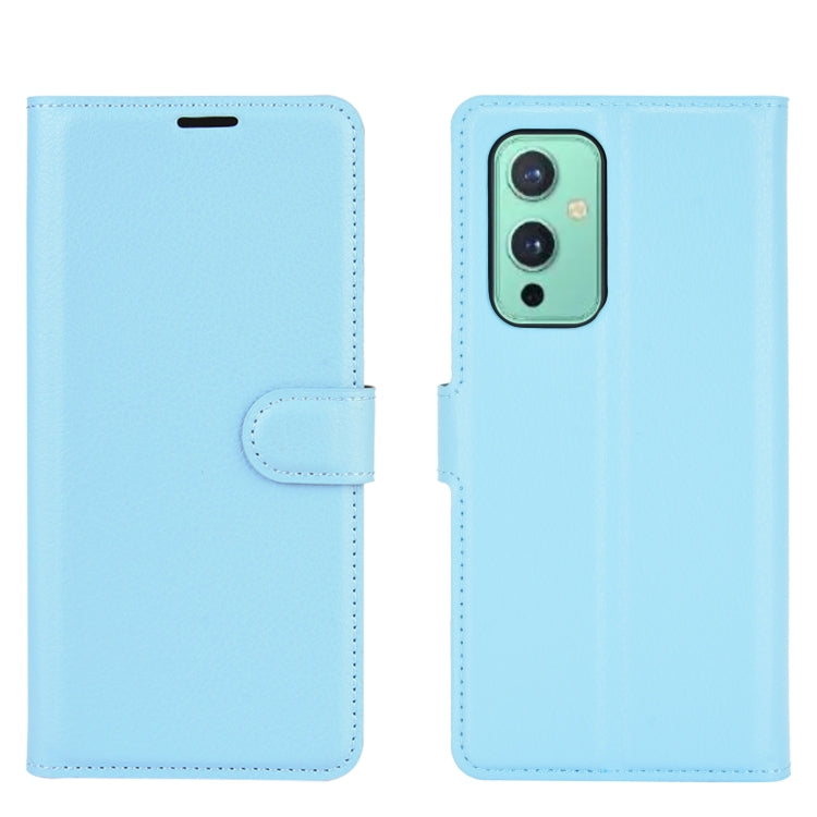For OnePlus 9 Litchi Texture Horizontal Flip Protective Case with Holder & Card Slots & Wallet