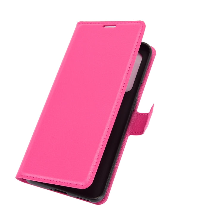 For OnePlus 9 Litchi Texture Horizontal Flip Protective Case with Holder & Card Slots & Wallet