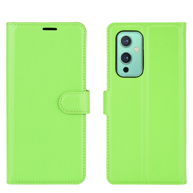 For OnePlus 9 Litchi Texture Horizontal Flip Protective Case with Holder & Card Slots & Wallet