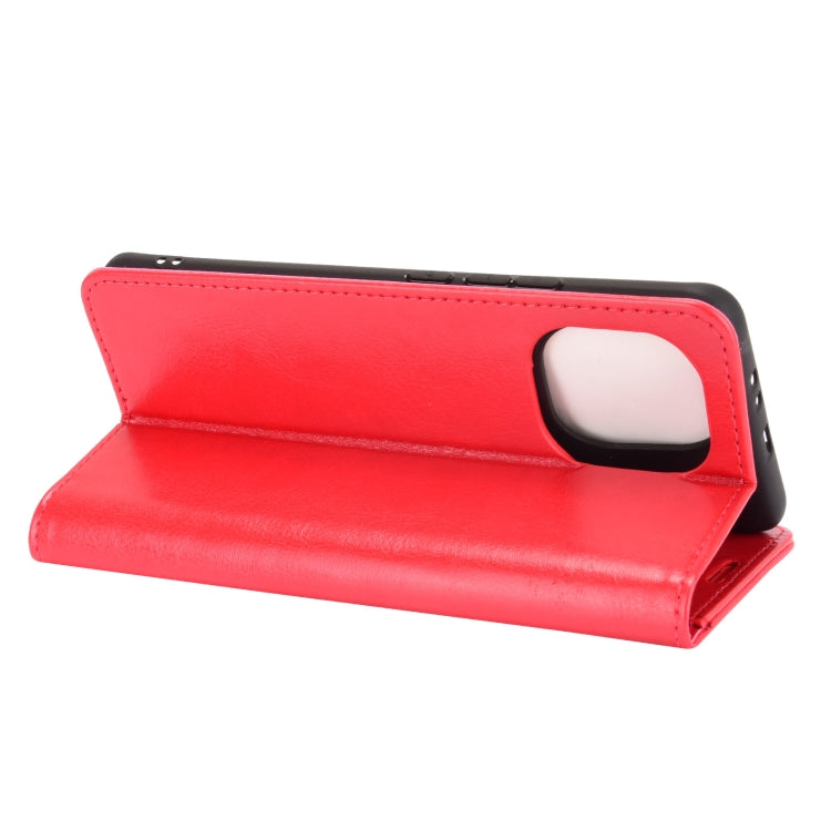 For Xiaomi Mi 11 R64 Texture Single Horizontal Flip Protective Case with Holder & Card Slots & Wallet& Photo Frame