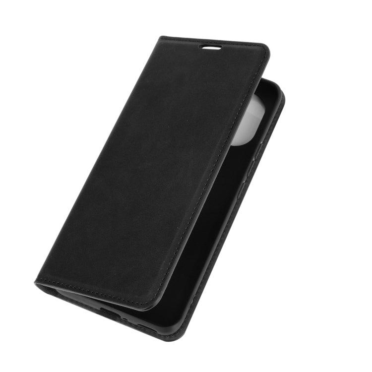 For Xiaomi Mi 11 Retro-skin Business Magnetic Suction Leather Case with Holder & Card Slots & Wallet