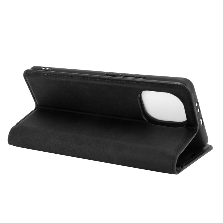 For Xiaomi Mi 11 Retro-skin Business Magnetic Suction Leather Case with Holder & Card Slots & Wallet