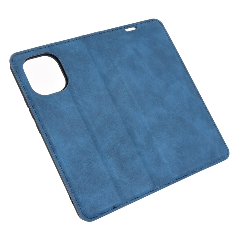 For Xiaomi Mi 11 Retro-skin Business Magnetic Suction Leather Case with Holder & Card Slots & Wallet