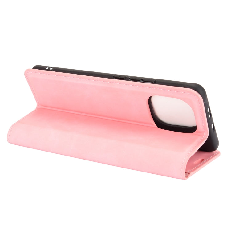 For Xiaomi Mi 11 Retro-skin Business Magnetic Suction Leather Case with Holder & Card Slots & Wallet