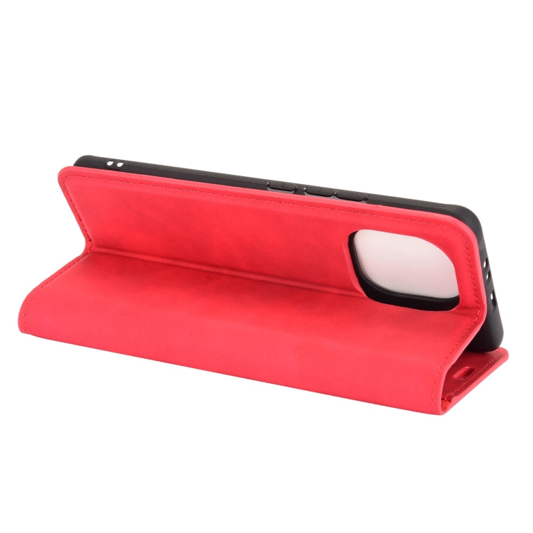 For Xiaomi Mi 11 Retro-skin Business Magnetic Suction Leather Case with Holder & Card Slots & Wallet