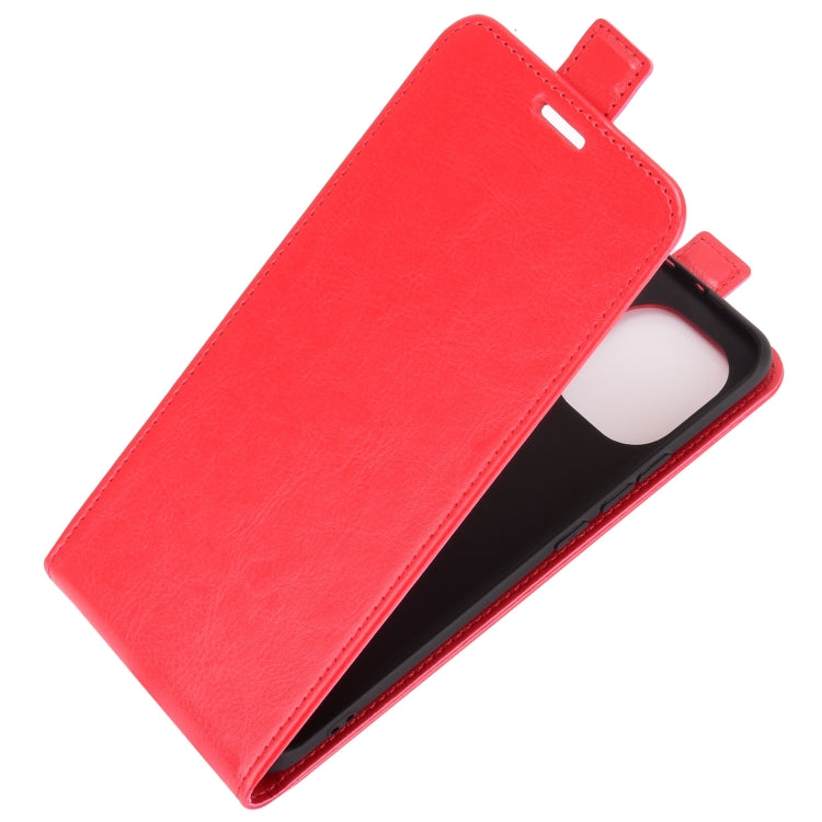 For Xiaomi Mi 11 R64 Texture Single Vertical Flip Leather Protective Case with Card Slots & Photo Frame