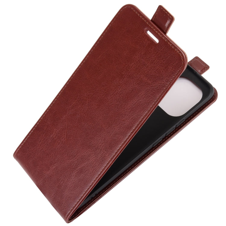 For Xiaomi Mi 11 R64 Texture Single Vertical Flip Leather Protective Case with Card Slots & Photo Frame