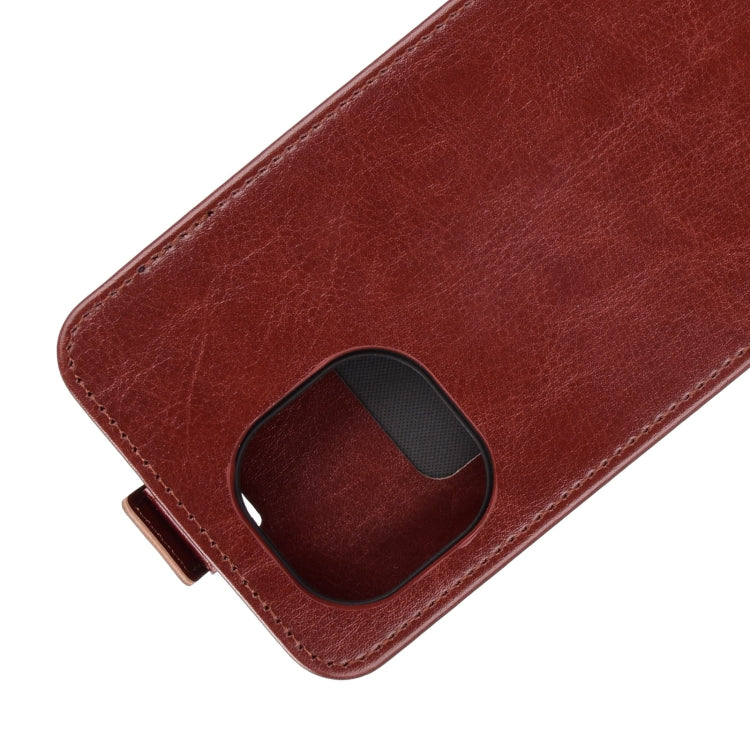 For Xiaomi Mi 11 R64 Texture Single Vertical Flip Leather Protective Case with Card Slots & Photo Frame