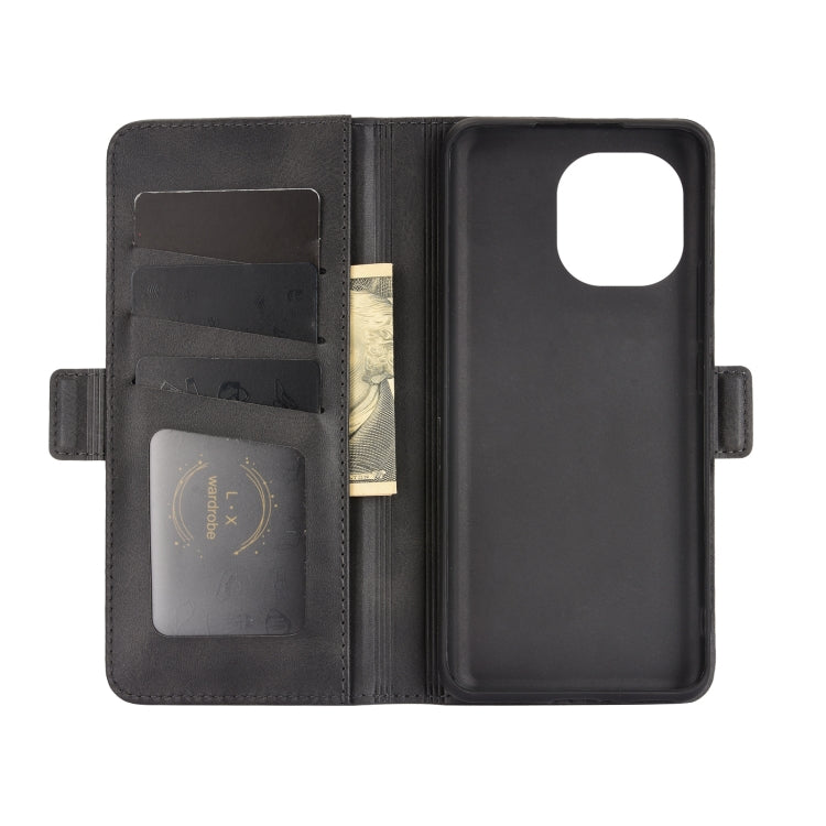 For Xiaomi Mi 11 Dual-side Magnetic Buckle Horizontal Flip Leather Case with Holder & Card Slots & Wallet