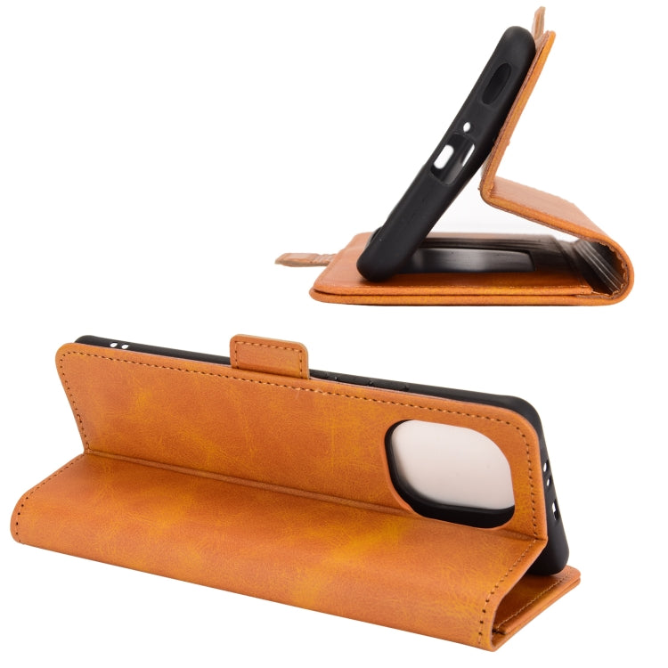 For Xiaomi Mi 11 Dual-side Magnetic Buckle Horizontal Flip Leather Case with Holder & Card Slots & Wallet