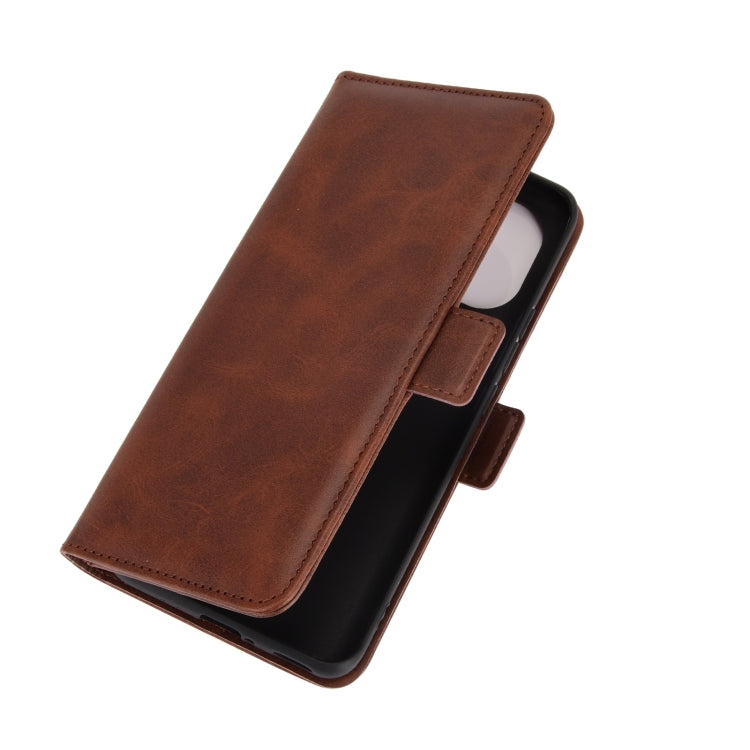 For Xiaomi Mi 11 Dual-side Magnetic Buckle Horizontal Flip Leather Case with Holder & Card Slots & Wallet