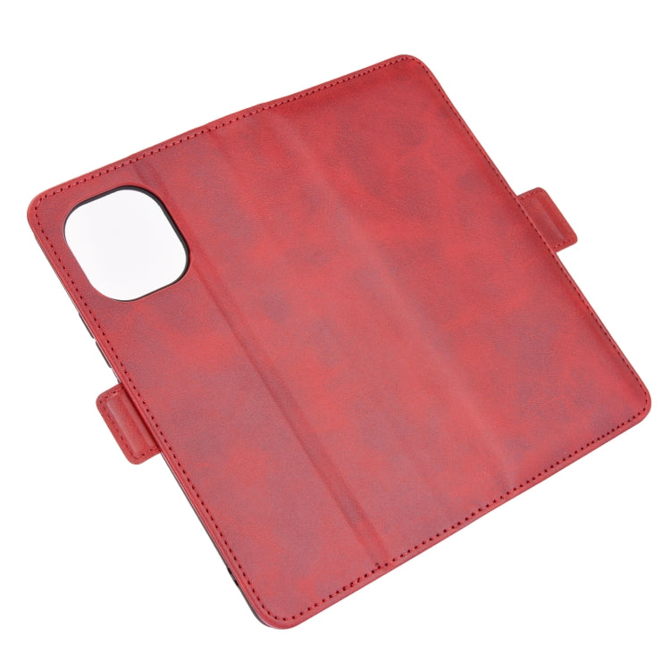 For Xiaomi Mi 11 Dual-side Magnetic Buckle Horizontal Flip Leather Case with Holder & Card Slots & Wallet