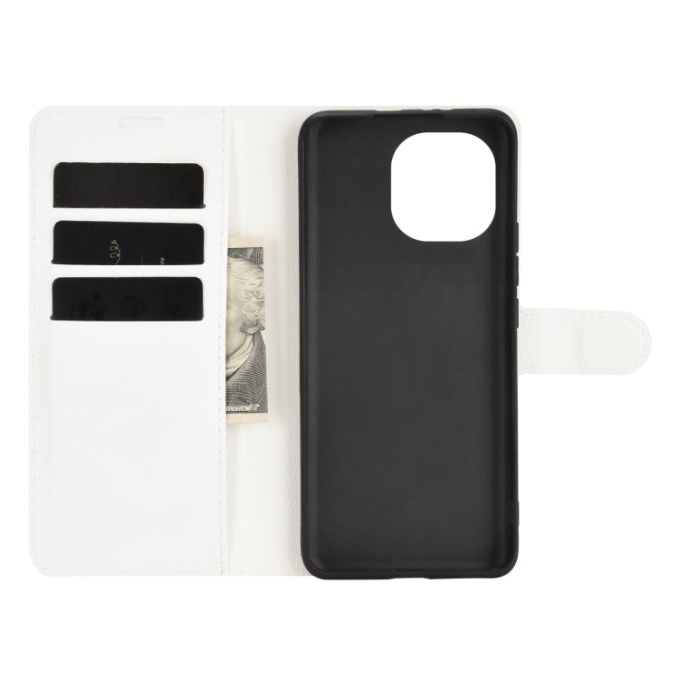 For Xiaomi Mi 11 Litchi Texture Horizontal Flip Protective Case with Holder & Card Slots & Wallet