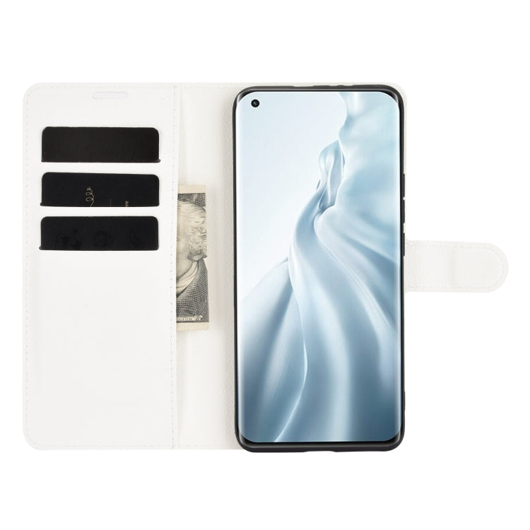For Xiaomi Mi 11 Litchi Texture Horizontal Flip Protective Case with Holder & Card Slots & Wallet