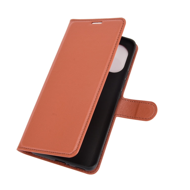 For Xiaomi Mi 11 Litchi Texture Horizontal Flip Protective Case with Holder & Card Slots & Wallet
