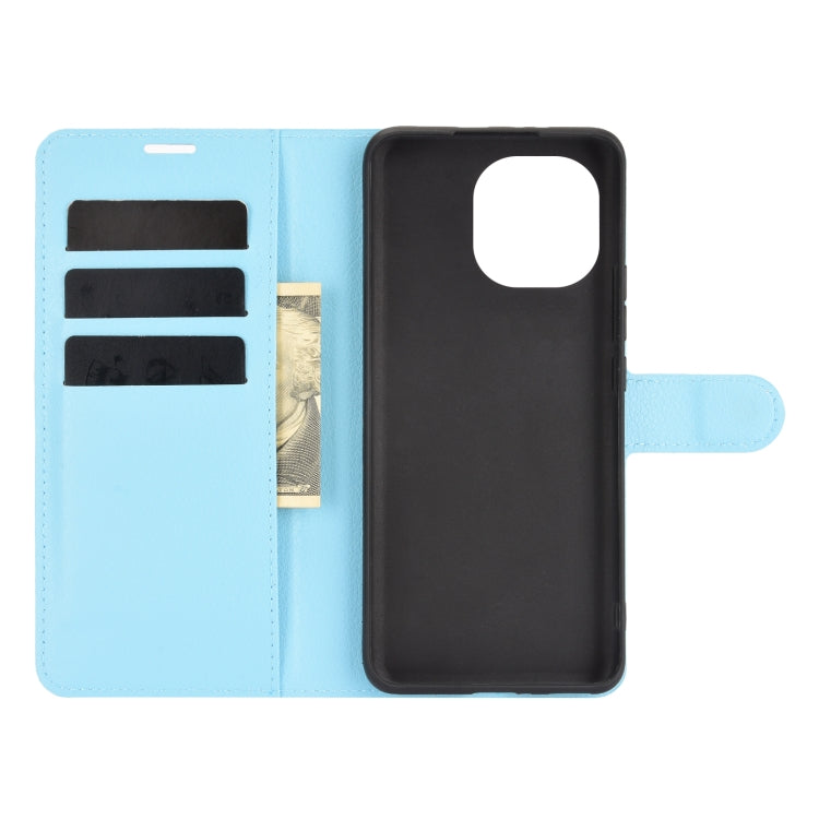 For Xiaomi Mi 11 Litchi Texture Horizontal Flip Protective Case with Holder & Card Slots & Wallet