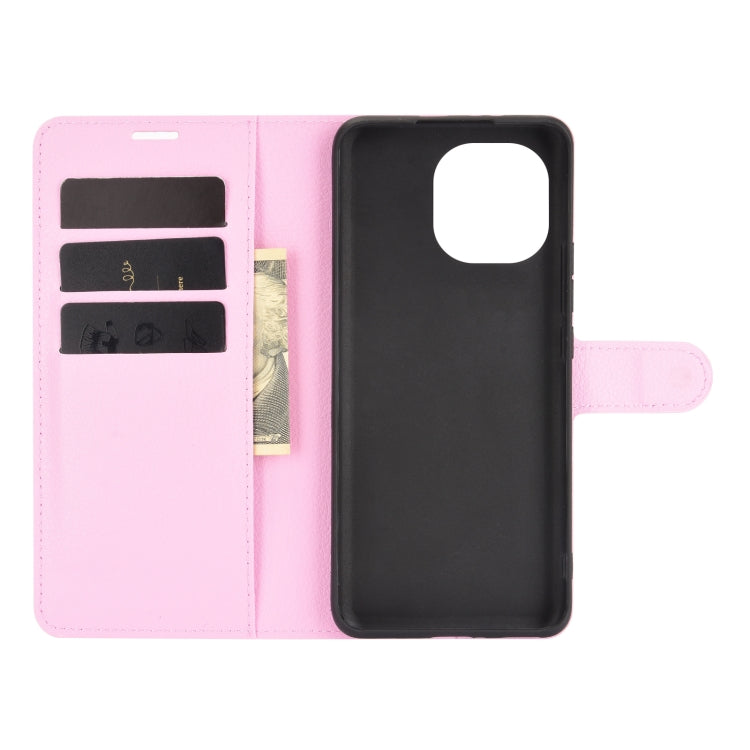 For Xiaomi Mi 11 Litchi Texture Horizontal Flip Protective Case with Holder & Card Slots & Wallet